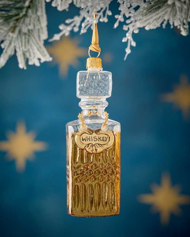 Whiskey Decanter Christmas Ornament